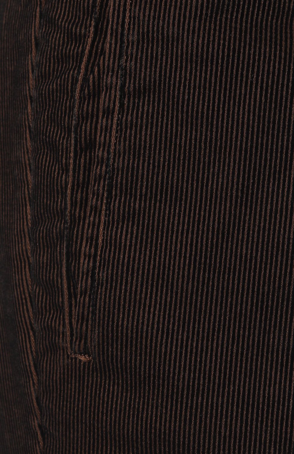 Мужские хлопковые брюки KITON темно-коричневого цвета, арт. UP1LACJ0278B | Фото 5 (Силуэт М (брюки): Чиносы; Длина (брюки, джинсы): Стандартные; Случай: Повседневный; Материал сплава: Проставлено; Материал внешний: Хлопок; Драгоценные камни: Проставлено; Стили: Кэжуэл)