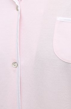 Женская хлопковая сорочка LE CHAT розового цвета, арт. ESSENTIELE05A | Фото 5 (Материал внешний: Хлопок)