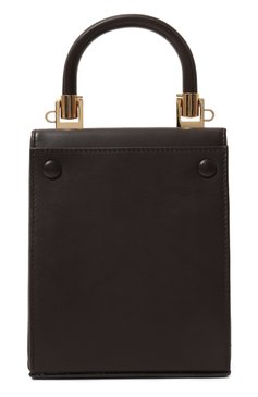 Женская сумка antida RODO темно-коричневого цвета, арт. B8662/093 | Фото 7 (Сумки-технические: Сумки top-handle; Материал: Натуральная кожа; Размер: mini; Ремень/цепочка: На ремешке)