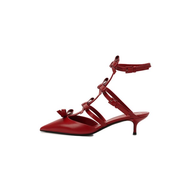 фото Кожаные туфли french bows valentino