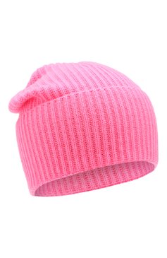 Женская кашемировая шапка FTC розового цвета, арт. 760-0960 | Фото 1 (Материал: Текстиль, Кашемир, Шерсть; Статус проверки: Проверено, Проверена категория)