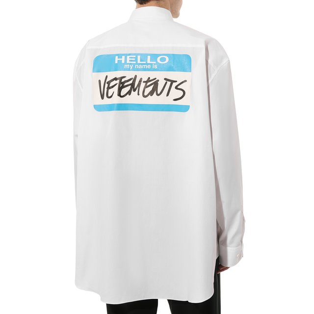 фото Хлопковая рубашка vetements