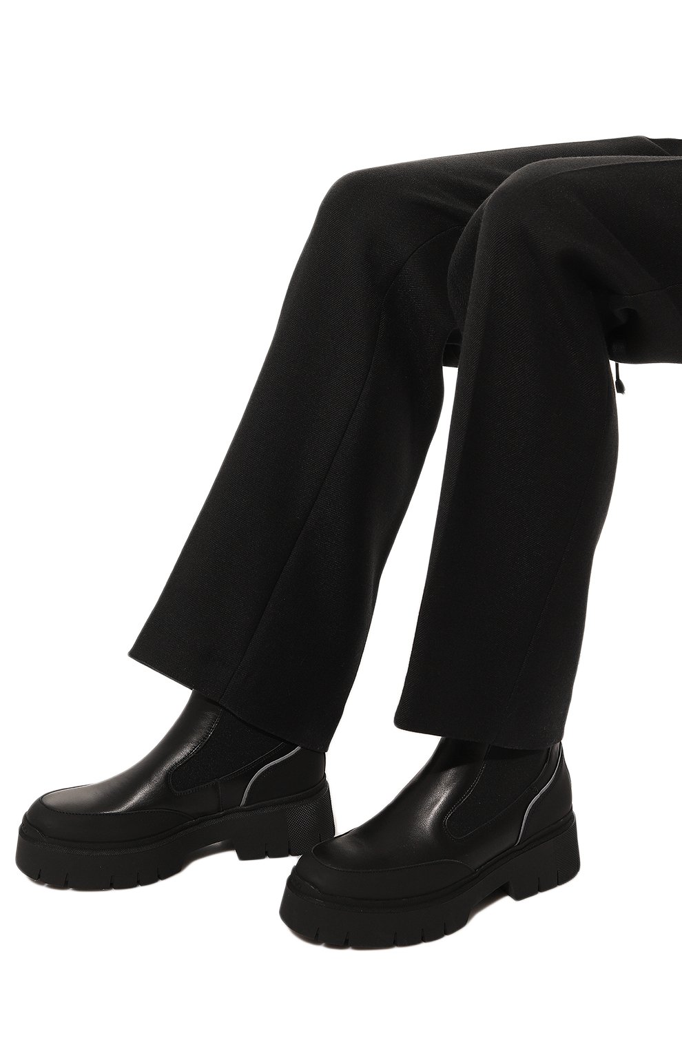 Комбинированные ботинки HUGO 50487945, цвет чёрный, размер 41 - фото 3