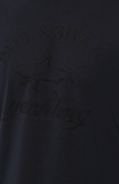 Мужская хлопковая футболка PAUL&SHARK темно-синего цвета, арт. 13311614 | Фото 5 (Рукава: Короткие; Длина (для топов): Стандартные; Принт: С принтом; Материал сплава: Проставлено; Материал внешний: Хлопок; Драгоценные камни: Проставлено; Стили: Кэжуэл)