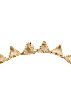 Женское колье SWAROVSKI золотого цвета, арт. 5599487 | Фото 5 (Материал: Кристаллы, Металл)