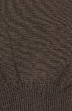 Мужская кашемировая шапка RICK OWENS коричневого цвета, арт. RU02C7493/WS | Фото 3 (Материал: Текстиль, Кашемир, Шерсть; Кросс-КТ: Трикотаж; Материал сплава: Проставлено; Нос: Не проставлено)