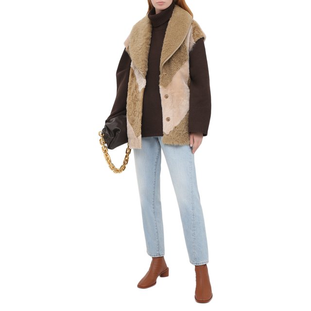 фото Жилет из овчины drome