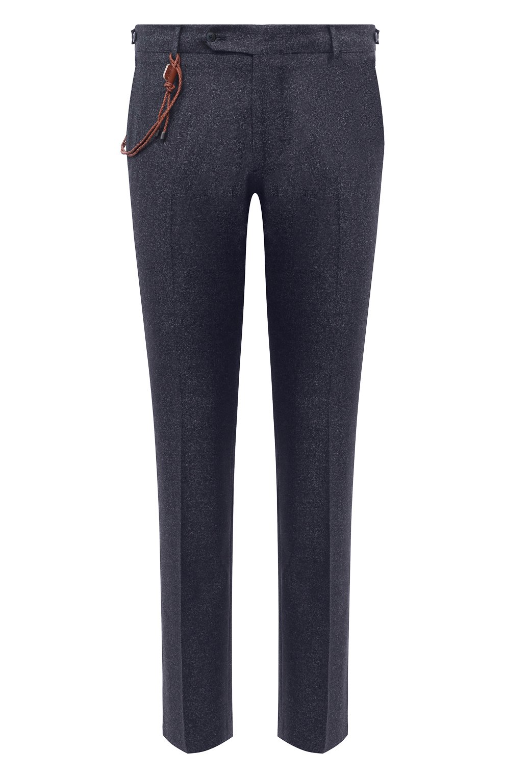 Мужские брюки из шерсти и хлопка BERWICH синего цвета, арт. SC/1 FIBB/GB1748 | Фото 1 (Материал внешний: Шерсть; Длина (брюки, джинсы): Стандартные; Случай: Повседневный; Стили: Классический; Материал подклада: Купро)