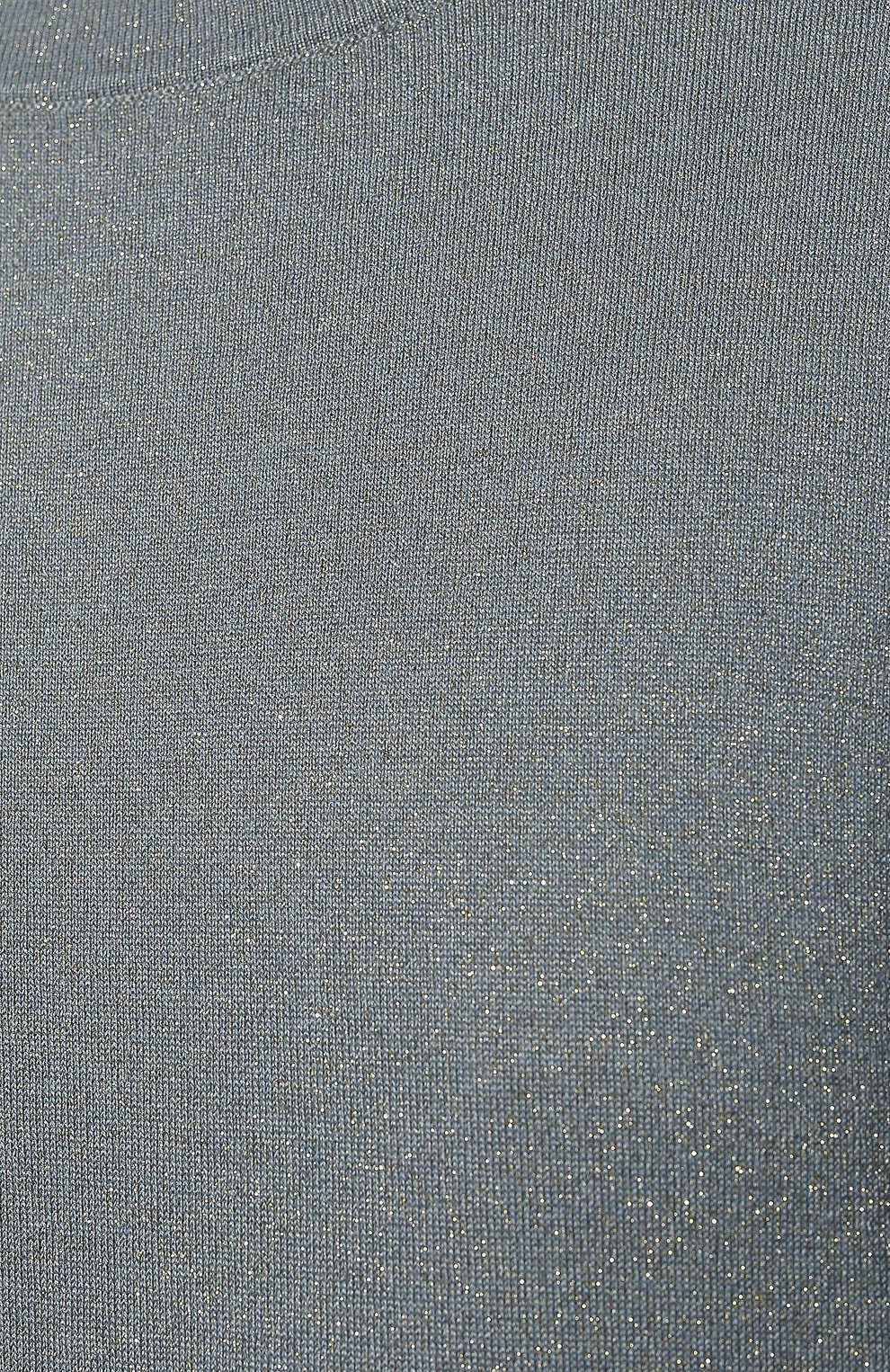 Женский топ из кашемира и шелка BRUNELLO CUCINELLI светло-голубого цвета, арт. M41810000 | Фото 5 (Материал внешний: Шерсть, Кашемир; Рукава: Короткие; Длина (для топов): Стандартные; Кросс-КТ: Трикотаж; Материал сплава: Проставлено; Драгоценные камни: Проставлено; Стили: Минимализм)