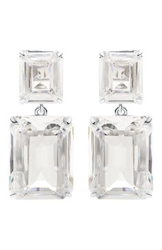 Женские серьги с подвесками SASHAVERSE белого цвета, арт. ER2/WHITE  SS23 | Фото 1 (Материал: Металл)