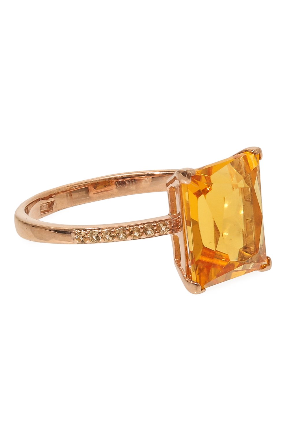 Женское желтое кольцо с цитрином SECRETS JEWELRY купить в интернет-магазинеЦУМ, арт. КЦДЦП00006