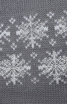 Детский шерстяной шарф CATYA серого цвета, арт. 024773 | Фото 2 (Материал: Текстиль, Шерсть; Региональные ограничения белый список (Axapta Mercury): RU)