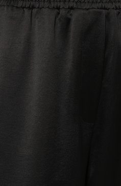 Женские джоггеры HUGO черного цвета, арт. 50493740 | Фото 5 (Длина (брюки, джинсы): Стандартные; Силуэт Ж (брюки и джинсы): Джоггеры; Материал внешний: Синтетический материал; Женское Кросс-КТ: Джоггеры - брюки; Стили: Кэжуэл)