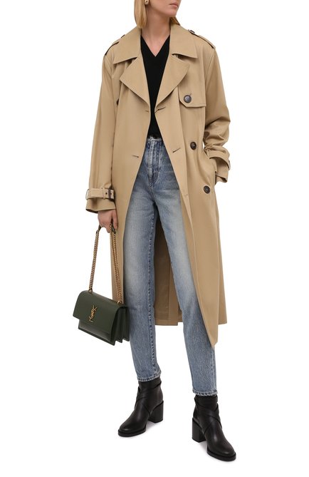 Женские кожаные ботильоны new pryle 70 BURBERRY черного цвета, арт. 8042369 | Фото 2 (Материал внутренний: Натуральная кожа; Каблук тип: Устойчивый; Каблук высота: Средний; Подошва: Плоская; Материал внешний: Кожа; Материал утеплителя: Без утеплителя; Длина стельки: 27,2, 23,3, 25,7, 26, 27,6, 24,3, 25,3, 25; толщина подошвы: 1; высота каблука: 7, 7,2, 7,3, 7,5, 7,7, 7,8; ширина носка стельки: 7,3, 7,5, 7,7, 7,8, 8,1, 8,2)