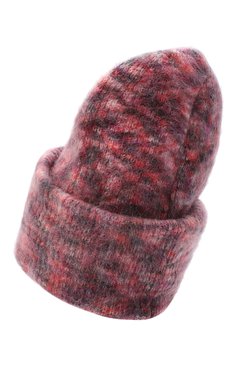 Женская шапка TAK.ORI темно-розового цвета, арт. HTK50027WM050AW19 | Фото 2 (Материал: Текстиль, Шерсть, Синтетический материал)