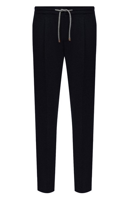 Мужские кашемировые брюки BRUNELLO CUCINELLI темно-синего цвета по цене 270000 руб., арт. ML896E1790 | Фото 1