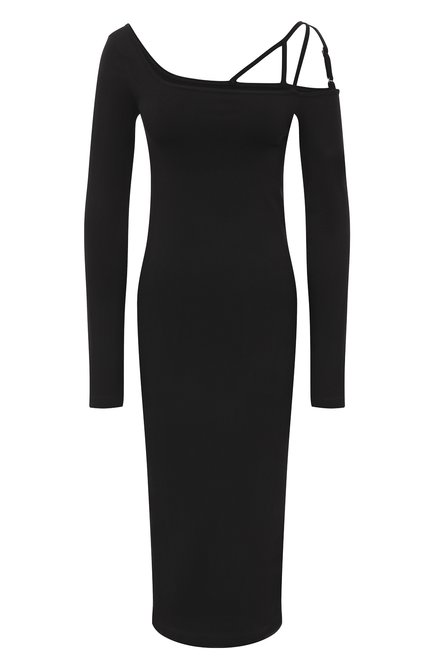 Женское платье HELMUT LANG черного цвета по цене 21200 руб., арт. M06HW607 | Фото 1