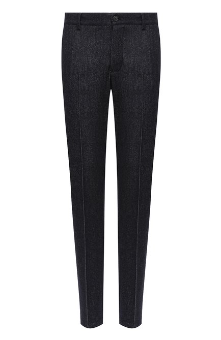 Мужские шерстяные брюки GIORGIO ARMANI темно-синего цвета по цене 89950 руб., арт. 0WGPP0EH/T021V | Фото 1