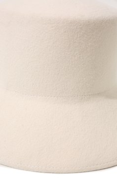 Женская шляпа panama COCOSHNICK HEADDRESS кремвого цвета, арт. panamabasic | Фото 4 (Материал: Текстиль, Шерсть; Материал сплава: Проставлено; Нос: Не проставлено)