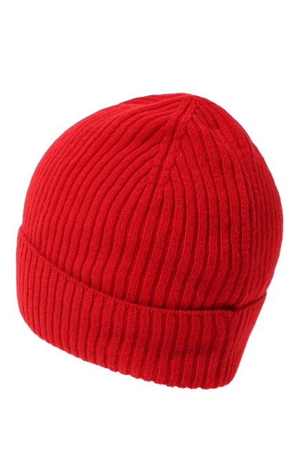 Мужская кашемировая шапка lyon CANOE красного цвета, арт. 4912220 | Фото 2 (Кросс-КТ: Трикотаж; Материал: Шерсть, Кашемир, Текстиль)