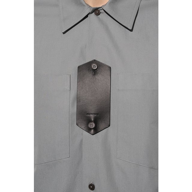 фото Хлопковая рубашка jil sander