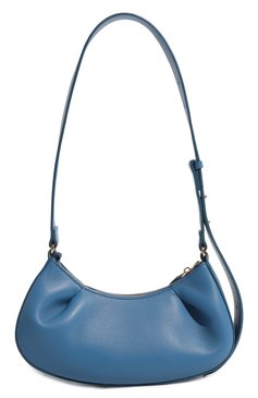 Женская сумка dimple moon small ELLEME голубого цвета, арт. DIMPLE M00N SMALL/LEATHER | Фото 6 (Сумки-технические: Сумки top-handle; Материал: Натуральная кожа; Размер: small)