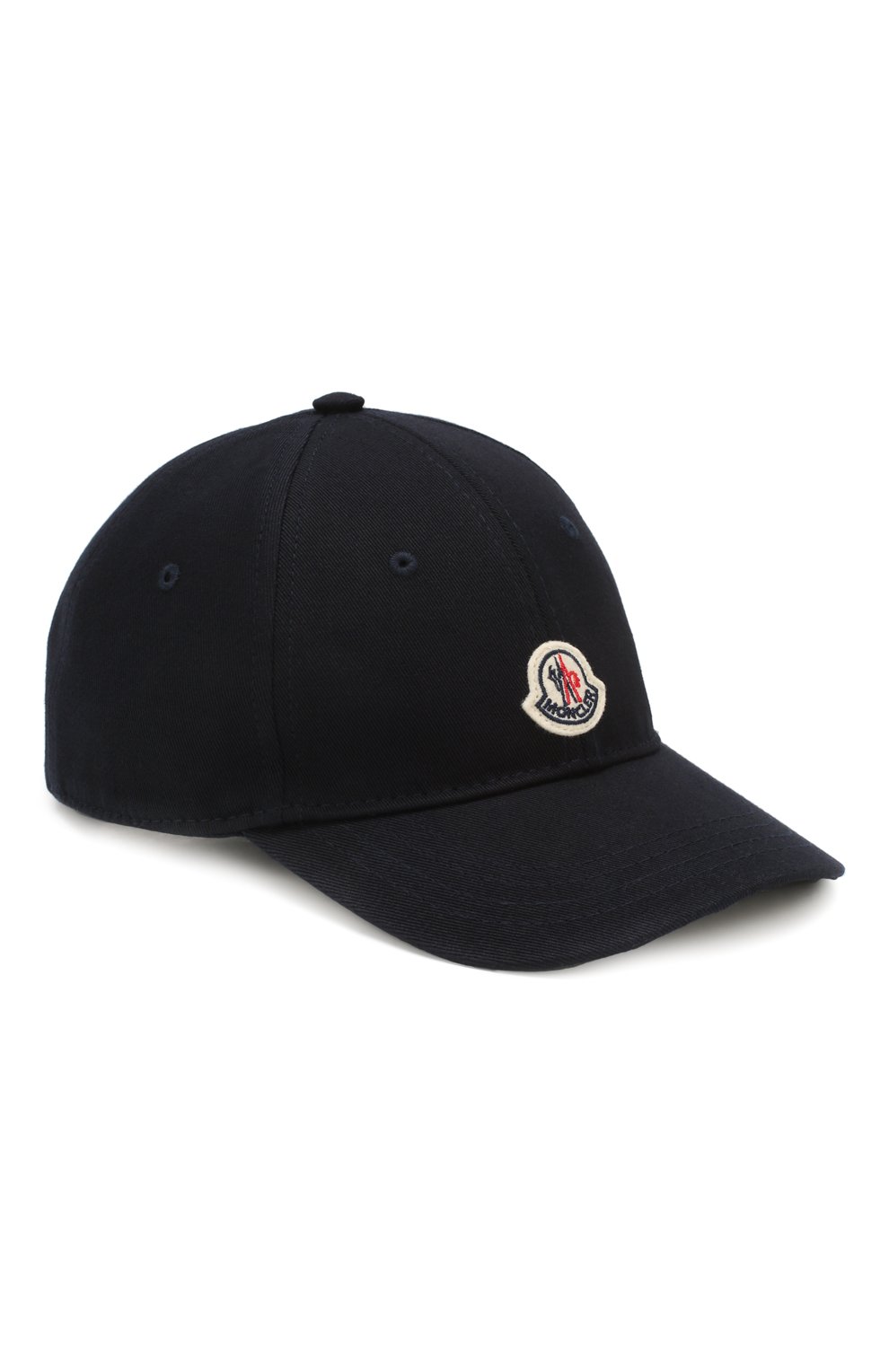 Детская хлопковая бейсболка MONCLER темно-синего цвета, арт. F1-954-3B100-00-04863 | Фото 1 (Материал: Текстиль, Хлопок; Статус проверки: Проверена категория)