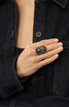 Женское кольцо GUCCI серебряного цвета, арт. 402763 J1D50 | Фото 2