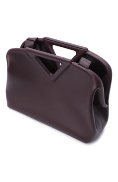 Женская сумка point medium BOTTEGA VENETA темно-фиолетового цвета, арт. 652446/VCP40 | Фото 4 (Сумки-технические: Сумки через плечо, Сумки top-handle; Размер: medium; Материал: Натуральная кожа; Региональные ограничения белый список (Axapta Mercury): RU; Ремень/цепочка: На ремешке)