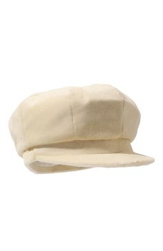 Женская кепка из меха норки KUSSENKOVV кремвого цвета, арт. 121210012425 | Фото 3 (Материал сплава: Проставлено; Нос: Не проставлено; Материал: Натуральный мех)