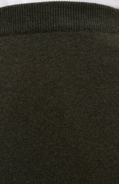 Женская кашемировая юбка LORO PIANA зеленого цвета, арт. FAI8078 | Фото 5 (Материал внешний: Шерсть, Кашемир; Региональные ограничения белый список (Axapta Mercury): RU; Кросс-КТ: Трикотаж; Женское Кросс-КТ: Юбка-одежда; Длина Ж (юбки, платья, шорты): Миди; Стили: Кэжуэл)