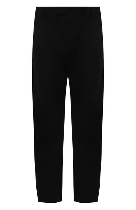 Мужские хлопковые брюки BOTTEGA VENETA черного цвета по цене 74300 руб., арт. 647392/V0FJ0 | Фото 1