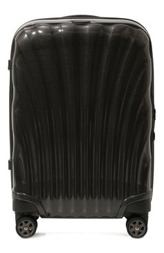 Мужской дорожный чемодан c-lite spinner SAMSONITE черного цвета, арт. CS2-09002 | Фото 1 (Материал: Пластик; Размер: large; Ограничения доставки: oversized)