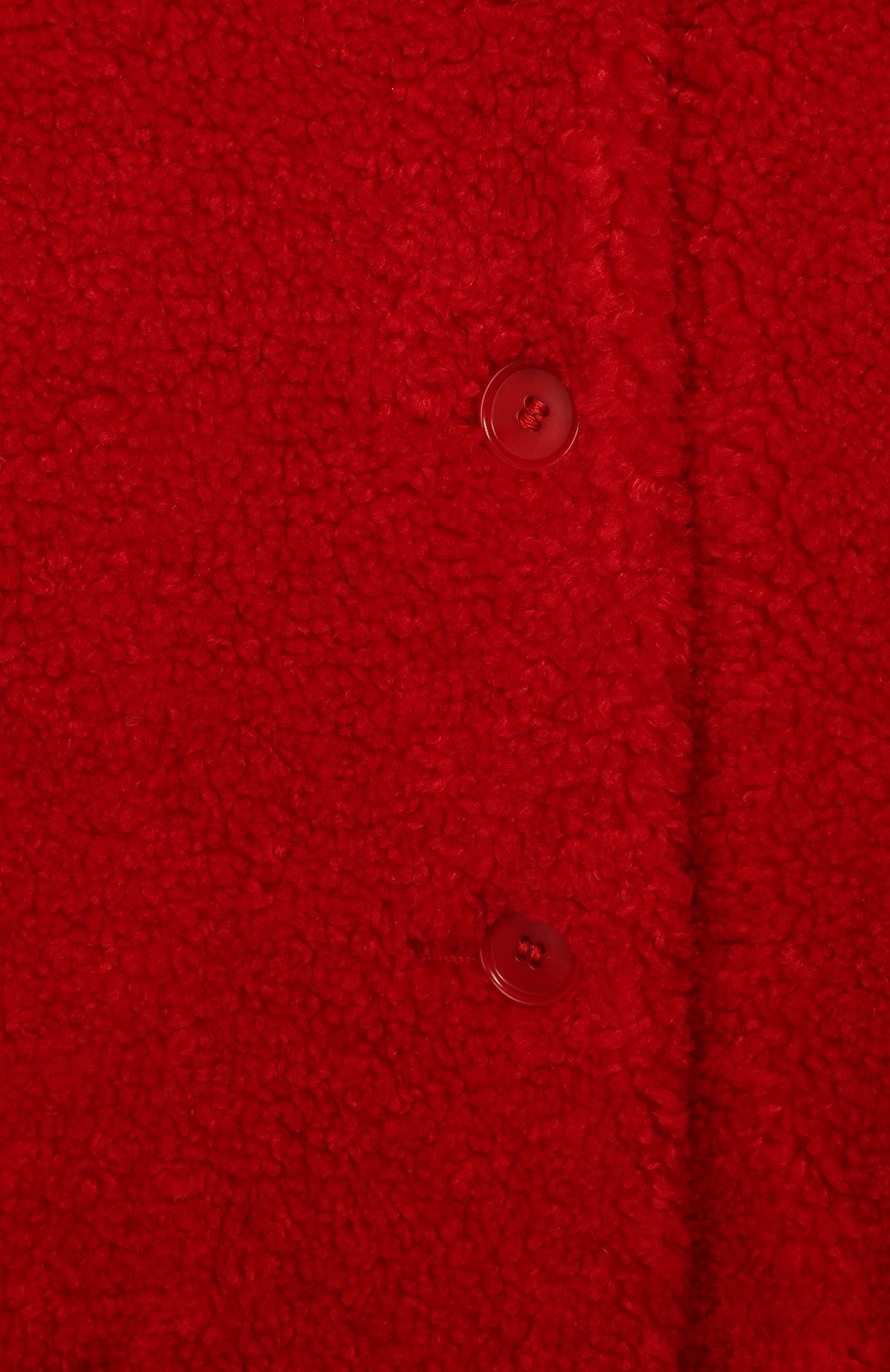 Детское пальто из эко-меха с капюшоном IL GUFO красного цвета, арт. A19GP250PE012/5A-8A | Фото 3 (Рукава: Длинные; Материал внешний: Синтетический материал, Полиэстер; Длина (верхняя одежда): Длинные; Кросс-КТ: Демисезон; Статус проверки: Проверено, Проверена категория; Материал подклада: Хлопок; Ростовка одежда: 5 лет | 110 см)