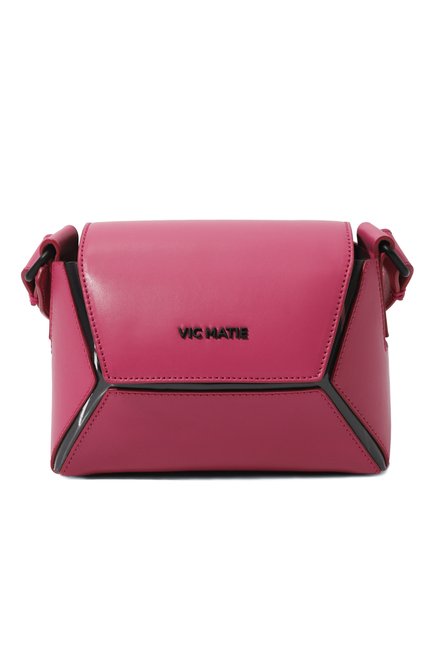 Женская сумка glenda VIC MATIE розового цвета, арт. 1E0774T_999B0FTH84 | Фото 1 (Материал сплава: Проставлено; Ремень/цепочка: На ремешке; Материал: Натуральная кожа; Размер: mini; Драгоценные камни: Проставлено)