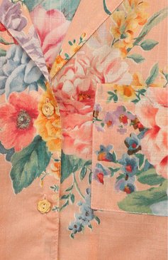 Детское хлопковая рубашка ZIMMERMANN розового цвета, арт. 7400TZIN | Фото 3 (Рукава: Короткие; Случай: Повседневный; Региональные ограничения белый список (Axapta Mercury): RU; Материал сплава: Проставлено; Материал внешний: Хлопок; Драгоценные камни: Проставлено; Статус проверки: Проверена категория; Ростовка одежда: 10 - 11 лет | 140 - 146см, 4 года | 104 см, 6 лет | 116 см, 8 лет | 128 см)