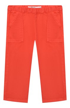 Детские хлопковые брюки BONPOINT красного цвета, арт. S01ZPAWO0201(051D)_842974 | Фото 1 (Кросс-КТ НВ: Брюки; Региональные ограничения белый список (Axapta Mercury): RU; Материал внешний: Хлопок; Ростовка одежда: 3 мес | 62 см)