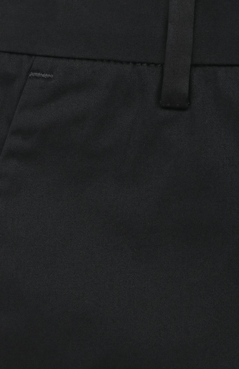 Детские хлопковые брюки EMPORIO ARMANI темно-синего цвета, арт. 3R4PJG/1NJ7Z | Фото 3 (Случай: Повседневный; Материал сплава: Проставлено; Нос: Не проставлено; Материал внешний: Хлопок)