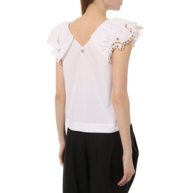 фото Хлопковый топ liu jo