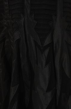 Женская хлопковая юбка RALPH LAUREN черного цвета, арт. 290729500 | Фото 5 (Стили: Гламурный; Женское Кросс-КТ: Юбка-одежда; Материал сплава: Проставлено; Материал внешний: Хлопок; Длина Ж (юбки, платья, шорты): Макси; Драгоценные камни: Проставлено)