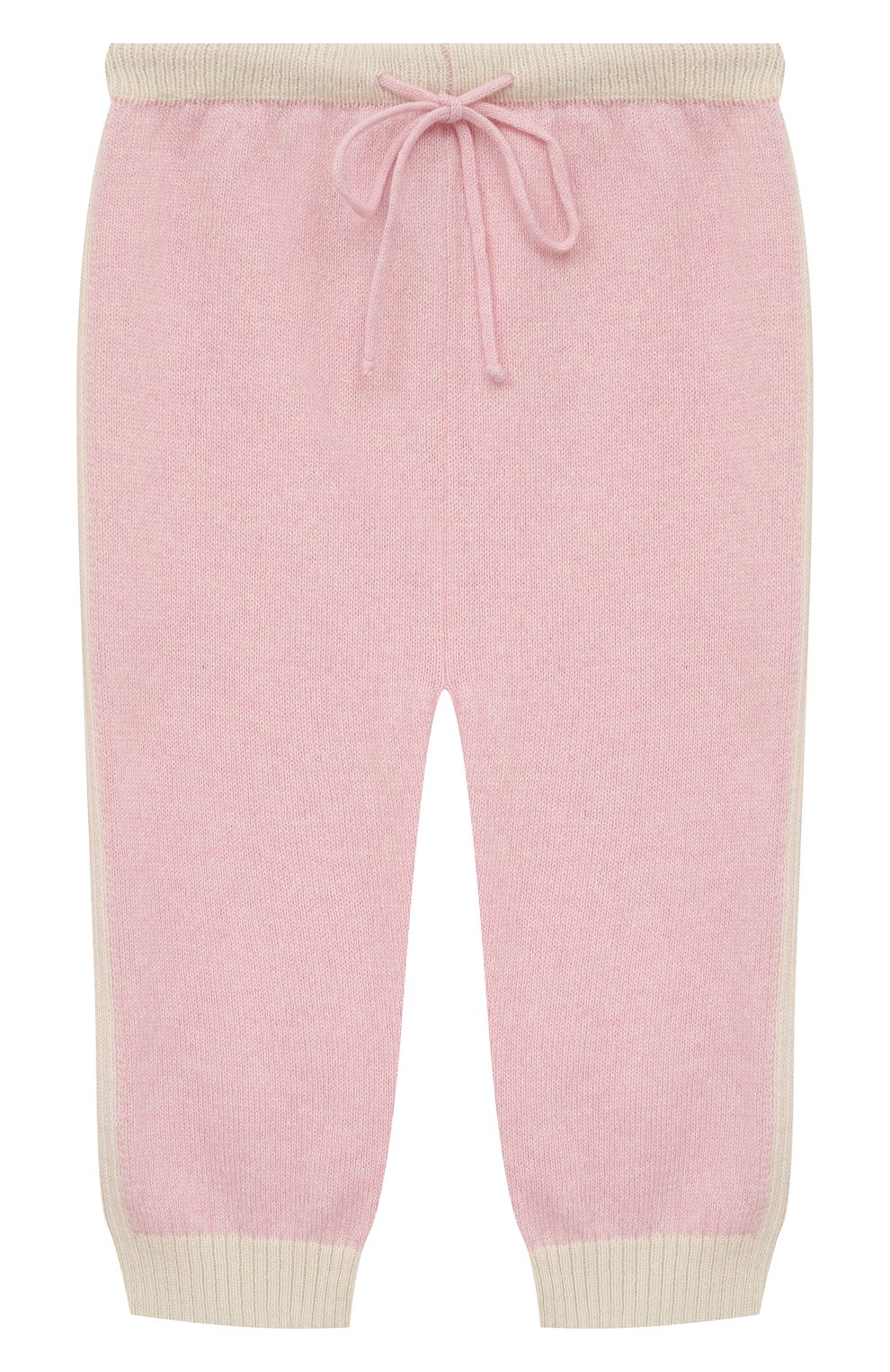 Детский комплект из кардигана с брюками BABY T светло-розового цвета, арт. 22AIC825TZ/12M-3A | Фото 4 (Материал внешний: Шерсть, Кашемир)