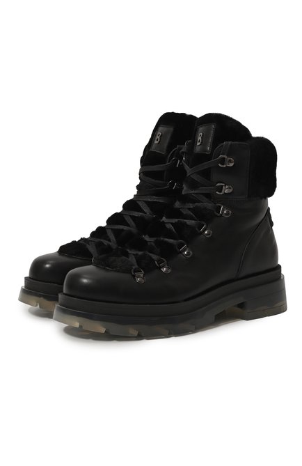 Женские кожаные ботинки swansea BOGNER черного цвета по цене 69950 руб., арт. 22344183 | Фото 1