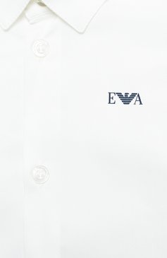 Детский комплект из трех предметов EMPORIO ARMANI темно-серого цвета, арт. 6HH801/4N4PZ | Фото 8 (Рукава: Длинные; Материал внешний: Синтетический материал, Хлопок, Вискоза; Материал подклада: Вискоза; Ростовка одежда: 9 мес | 74 см, 12 мес | 80 см, 24 мес | 92 см, 36 мес | 98 см, 3 мес | 62 см, 6 мес | 68 см)