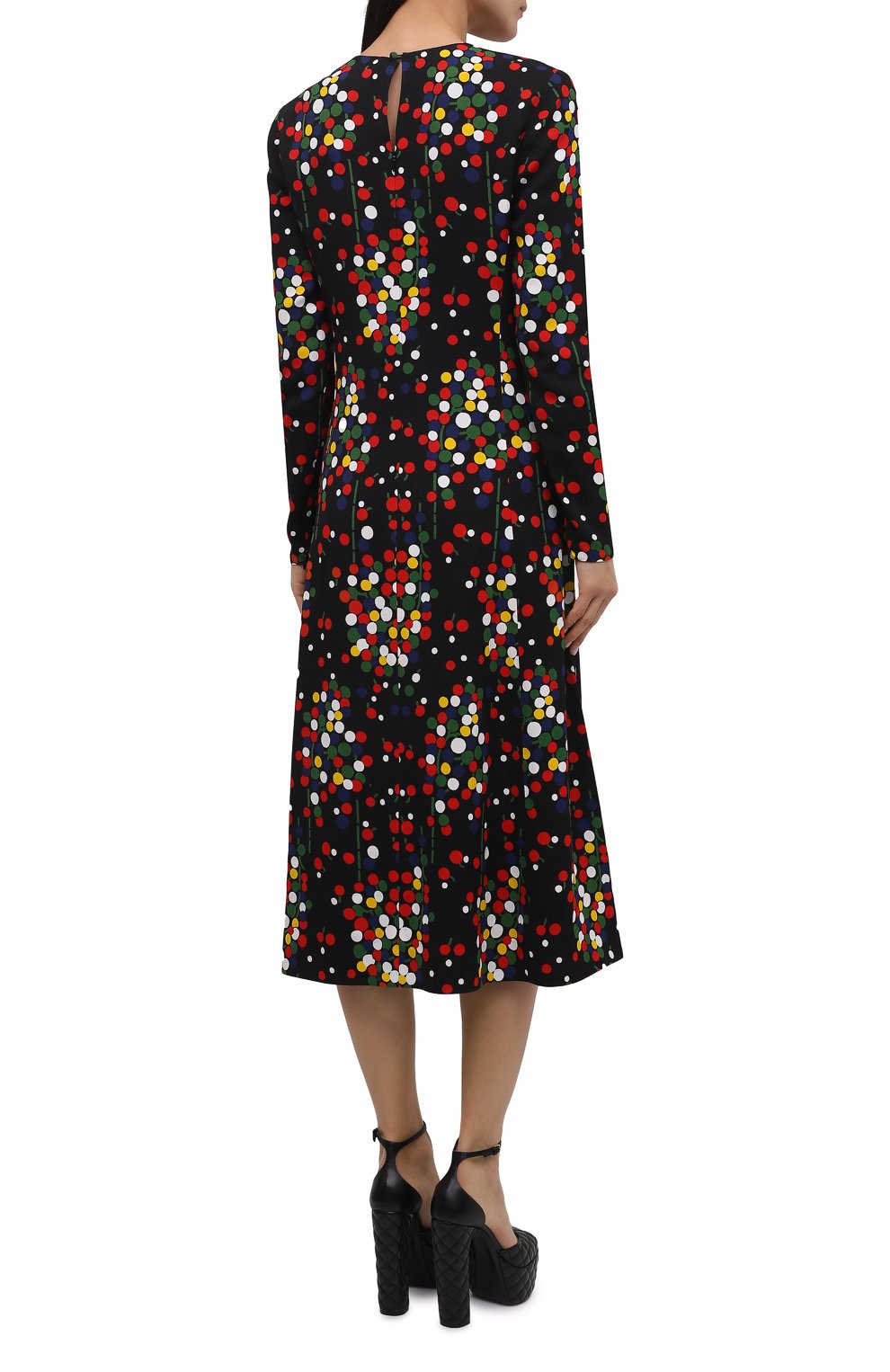 Платье из вискозы Saint Laurent  663410/Y5D23 Фото 4