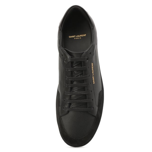 фото Кожаные кеды court classic sl/10 saint laurent