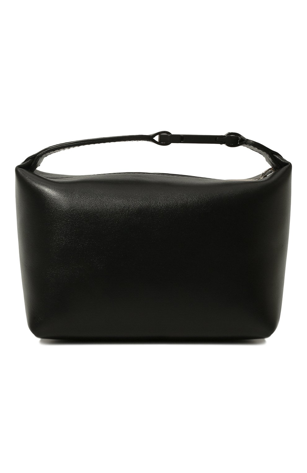 Женская сумка moonbag small EERA черного цвета, арт. MBL | Фото 6 (Сумки-технические: Сумки top-handle; Материал: Натуральная кожа; Материал сплава: Проставлено; Нос: Не проставлено; Драгоценные камни: Проставлено; Размер: small)