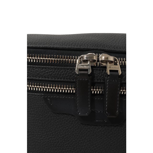 фото Кожаная поясная сумка santoni