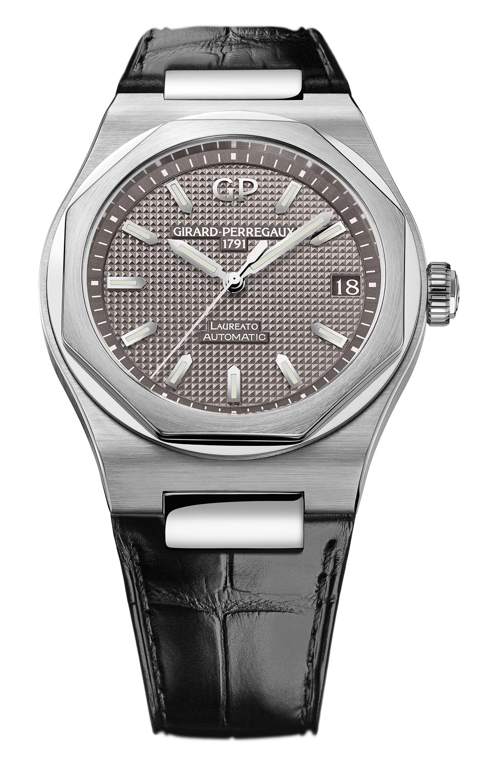 Мужские часы laureato 42 mm GIRARD-PERREGAUX бесцветного цвета, арт. 81010-11-231-BB6A | Фото 1 (Механизм: Автомат; Материал корпуса: Сталь; Цвет циферблата: Другое)