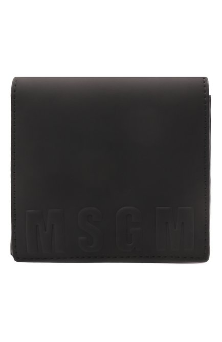 Детская сумка MSGM KIDS черного цвета, арт. MS028794 | Фото 1 (Материал: Экокожа)