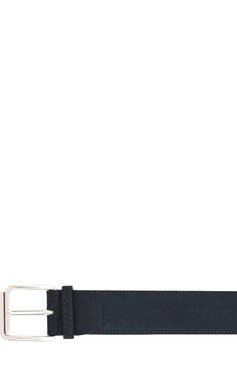 Мужской кожаный ремень KITON темно-синего цвета, арт. USCSQUN00019 | Фото 3 (Случай: Повседневный; Материал: Натуральная кожа, Кожа; Статус проверки: Проверено, Проверена категория)